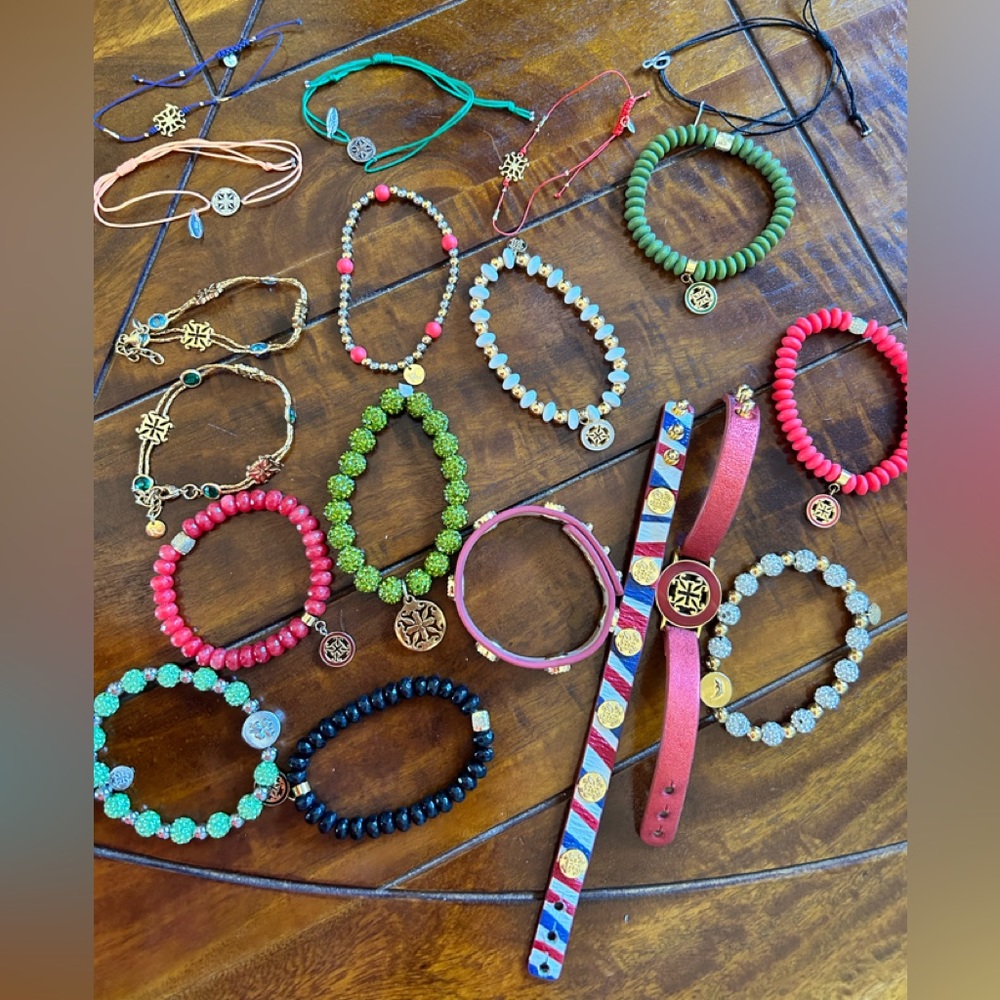 Lot of 19 Rustic Cuff bracelets